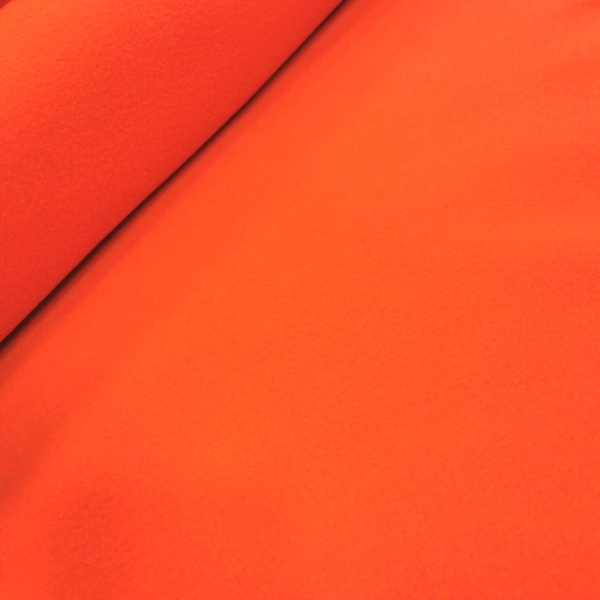 Plain Fleece Fabric  ORANGE